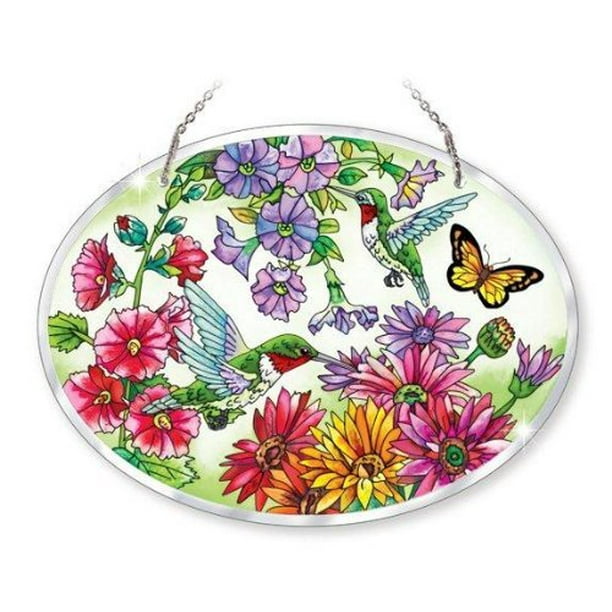 Amia Majestic Monarch Butterfly Glass Suncatcher 4-1//2/" Multicolor 42685
